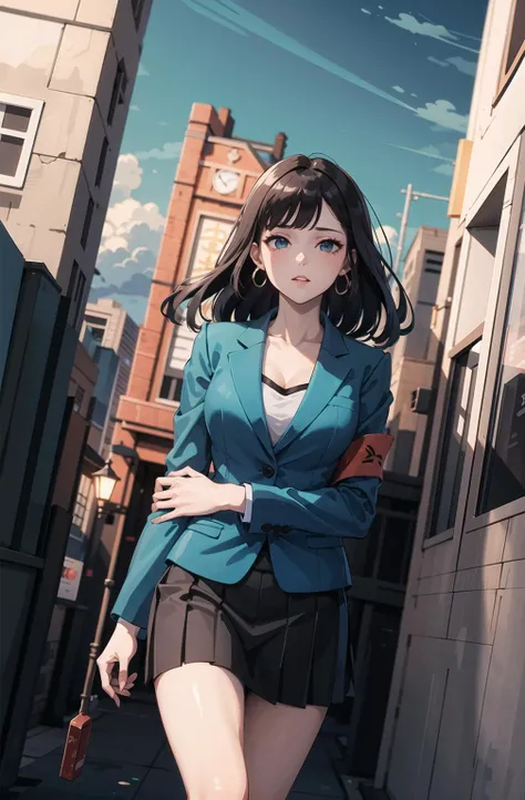 (masterpiece, best quality:1.2),1girl,
young woman,
phong shading,
crime,
titian,
turquoise,
Liquid Hair,
sunset,
skirt suit,
dutch angle,
on back,