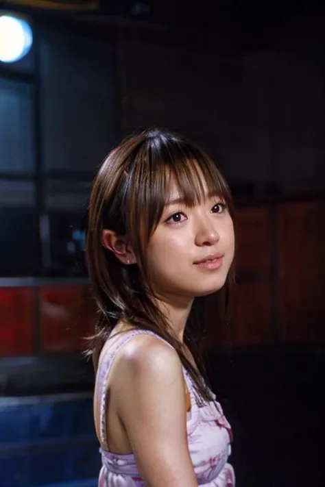 RAW portrait photo, petite [KonnoAsami:0.4]  <lora:Mild detail adjusterV10_4:0.5>, on stage <lora:Asami_lora_11:0.7>   