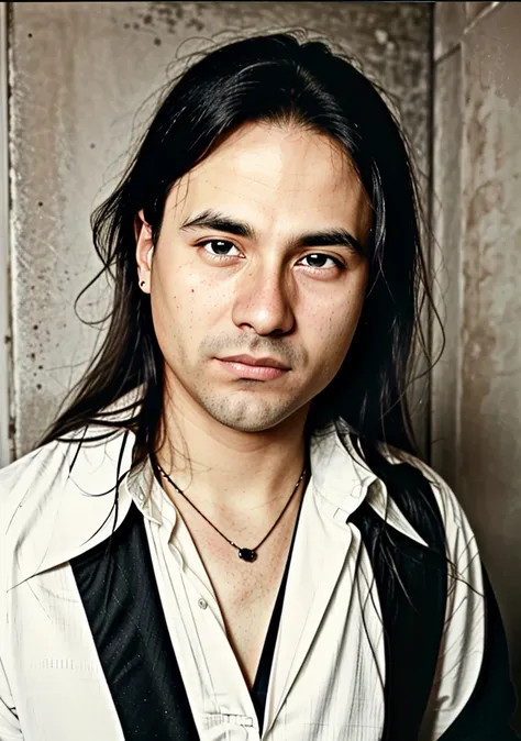(AndreMatosQuiron person), (masterpiece),(best quality), (realistic) (detailed), photo,
1boy, facial hair, (black eyes), long hair, Sony a7R IV Mirrorless Camera, soft lighting, dynamic angle, realistic lighting, (natural skin texture), (intricate details), hdr,Bronze,by Gertrude Ksebier, speed lines, dusk, a parallel dimension of fantasy creatures, trending on Google Images,
<lora:quiron_AndreMatos_v1_lora:0.86>