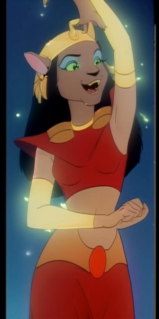 (((epic-Ultra-HD-details, epic-Ultra-HD-highlights, epic-photo-same-realistic, upscaled-resolution, optimal))) (((ideal-sweetie-cutesie, relaxed, glow-of-life))) <lora:CARTOON_AladdinTV_Mirage_ownwaifu:1> cartoon-cat-girl, snout, hair-ornament, eyeshadow