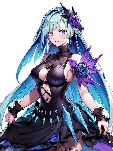 (((masterpiece, best quality, high resolution))),
B2nd, HalterDress, clothing cutout, breasts, 1girl, solo,
<lora:FGOBrynhild:0.8>