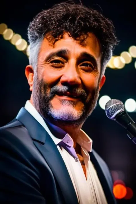 portrait photo of sks man over the stage, very detailed face, high quality, in the night, 8k <lyco:locon_perfecteyes_v1_from_v1_64_32:0.80> <lora:f1to:1>