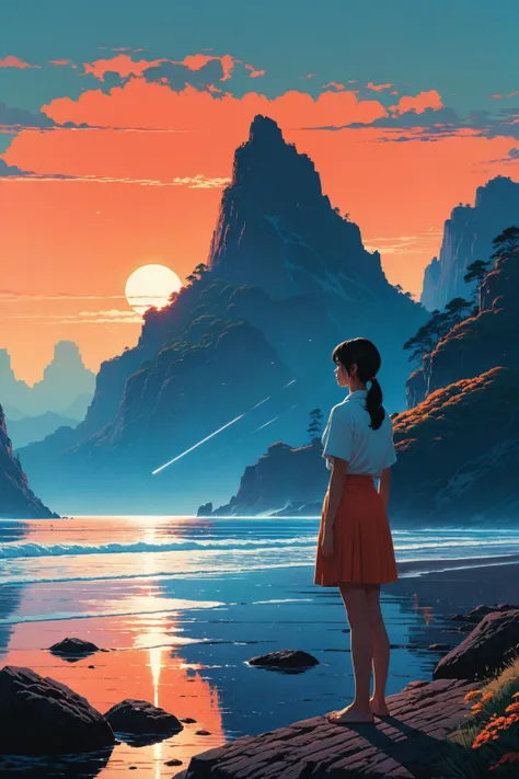 (by  Alena Aenami  and  Ted Nasmith :1.20), (by  Ilya Kuvshinov  and  BoÅ¾idar Jakac  and  Mikko Lagerstedt 0.80)  <lora:more_art:0.40> <lora:faetastic:0.15> <lora:midjourney:0.15>