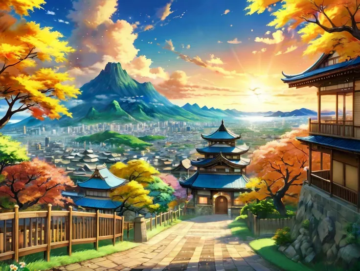 anime artwork,

Photography, masterpiece, 8k, uhd, masterpiece, photorealism, 

In the style of "Barakamon", a landscape of wondrous elements, mystical and beautiful, buildings rising from the earth in fantastical forms.

fantasy style, fantasy dreamlike art.

Atmospheric,

anime style, key visual, vibrant, studio anime, highly detailed.