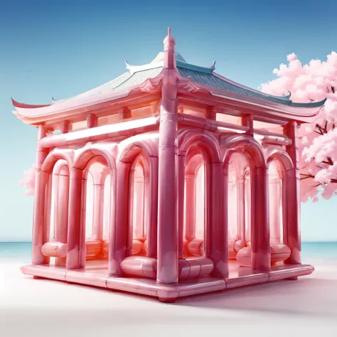 <lora:jelly:1>Chinese architecture
