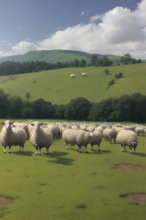 sheep, animal, farm