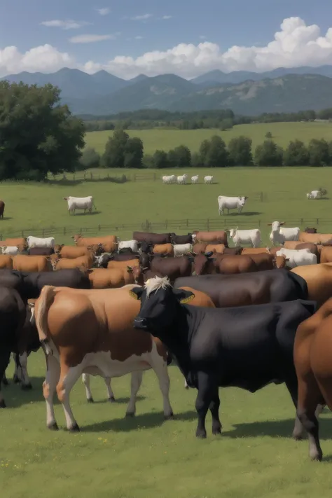 cattle, animal, farm