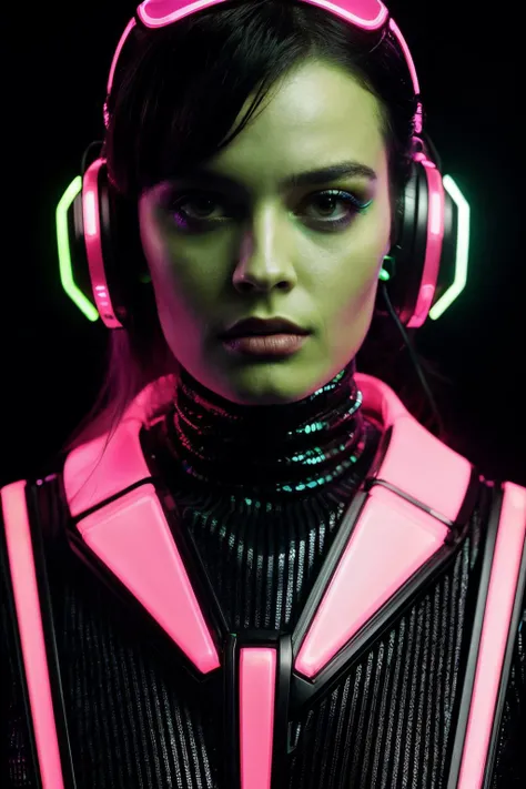 jhk in cyber neon lighting, futurism, intricate futuristic jewelry accessories, cyberpunk glossy white latex turtleneck, hyper photorealistic, crispy quality, digital photography, trending in artstation, trending in pinterest, cinematic, 4 k ultra hd, art by pascal blanche, art by greg rutkowski <lora:JessicaHenwick-RealVision-V1.0:1>