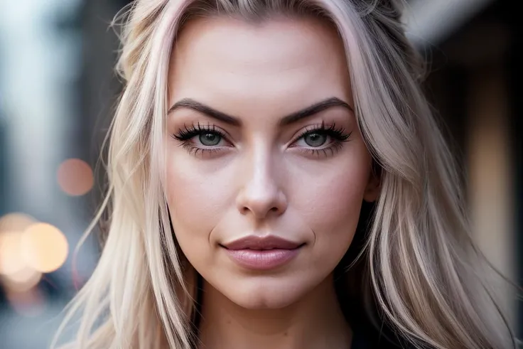 photo of beautiful (cubb1:0.99), a woman in a (street:1.1), perfect hair, hair upsweep updo, wearing (trousers:1.2), modelshoot style, (extremely detailed CG unity 8k wallpaper), professional majestic (photography by alfred stieglitz:1.1), (Contax G1/G2 Camera), 24mm, exposure blend, hdr, faded, extremely intricate, High Detail, Sharp focus, dramatic, soft cinematic light, (looking at viewer), (detailed pupils), cute smile, 24mm, 4k textures, soft cinematic light, adobe lightroom, photolab, elegant, ((((cinematic look)))), soothing tones, insane details, hyperdetailed, low contrast, (sexy)