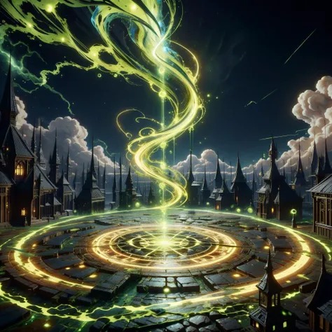 <lora:AcidMagic-22:0.9>,AcidMagic , fantasy, toxic corrosion , acid aura,
LARGE SCALE spell, magic circles , tornado