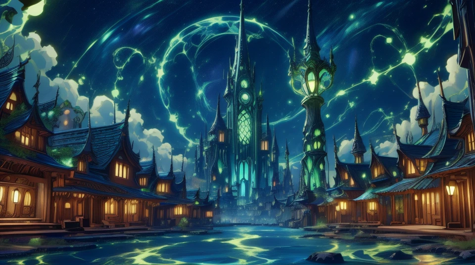AcidMagic acid-aura <lora:AcidMagic:1> Fantasy-Comic-Illustration-by-Udoncrew wide-angle wide-shot of-Genie's-Lamp-Oasis <lora:detail_slider_v4:1> <lora:Background_Detail_v3:1.5> <lora:BG2_dpep4+silicon29dim64:0.8> (sharp:1.2) (detailed:1.2) ( HD :1.2) ( HDR :1.2) (8K:1.2) (best-quality:1.2) (best-resolution:1.2) maximalist (masterpiece:1.2) rough-lines by-pencil-and-ink crosshatching