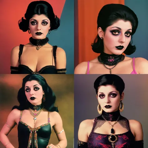 <lora:gvgvs-000003:1> gvgvs, woman, 1980s goth