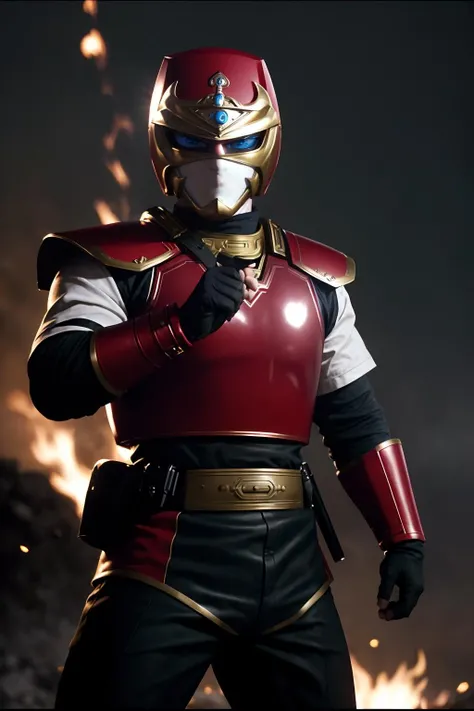 cinematic film still RAW photo, full sharp, (epic wallpaper), dslr, soft lighting, high quality, film grain, Fujifilm XT3, (Realistic), high quality, (intricate details), sekai ninja sen jiraiya, jiraiyaquiron character, 1boy, male focus, helmet, mask, blue eyes, tokusatsu, fingerless gloves, ninja, dynamic pose, action pose, hero pose,
detailed background war, fire and explosions shallow depth of field, vignette, highly detailed, high budget Hollywood movie, bokeh, cinemascope, moody, epic, gorgeous, film grain, grainy,
<lora:quiron_JirayaSekai_V1_Lora:0.57> . shallow depth of field, vignette, highly detailed, high budget Hollywood movie, bokeh, cinemascope, moody, epic, gorgeous, film grain, grainy