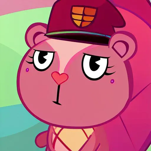 <lora:htf_multi_v5:1>, htfflippy, pink porcupine, 8K, high quality, detailed background