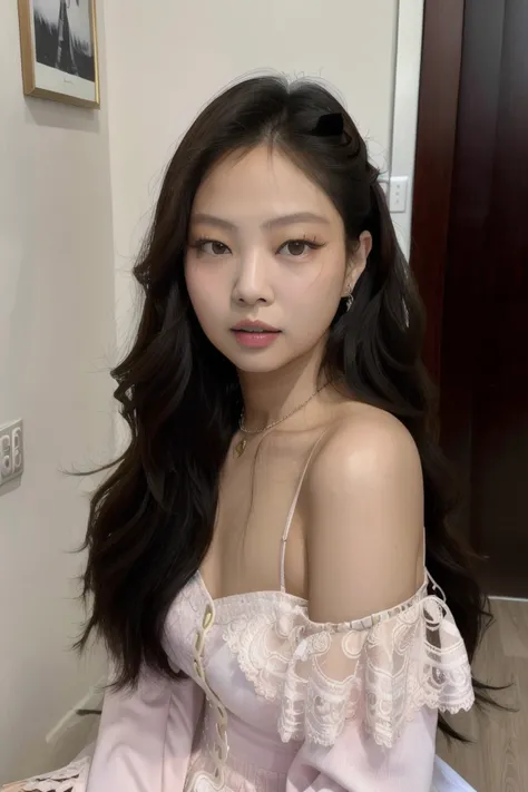 jennie, (looking_to_camera:1.1)
,best quality, realistic, photorealistic,ultra detailed,extremely detailed face
<lora:jennie-sd1.5-000004:0.8>