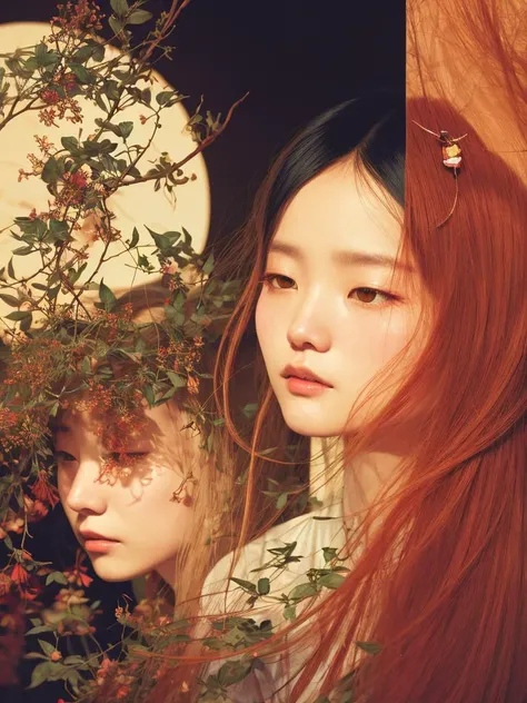 a strongly felt, vigorously articulated, carefully navigated exploration of tradition and civilization by Hsiao-Ron Cheng, James jean, Miho Hirano, takato yamamoto, centipedes extremely moody lighting, 8K,
detailed facial features,
<lora:WarmLight:1>