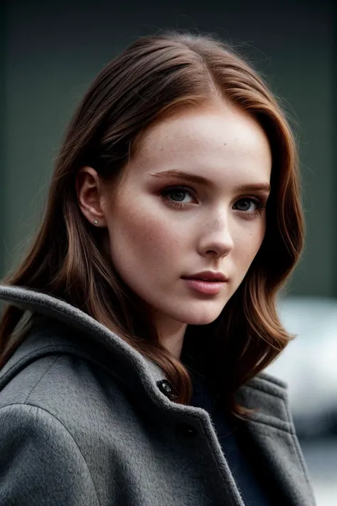 photo of beautiful (gh3nchy-135:0.99), a woman with perfect hair, wearing Ash Gray (coat:1.1), (plain background:1.1), modelshoot style, (extremely detailed CG unity 8k wallpaper), professional majestic photography, (Leica M6 Camera), 24mm, exposure blend, hdr, faded, extremely intricate, High (Detail:1.1), Sharp focus, dramatic, soft cinematic light, (looking at viewer), (detailed pupils), 4k textures, elegant, ((((cinematic look)))), soothing tones, insane details, hyperdetailed, low contrast