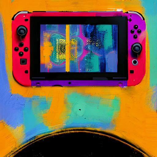 discoelysium, portrait of Nintendo Switch, abstract <lora:discoelysiums:1.0>