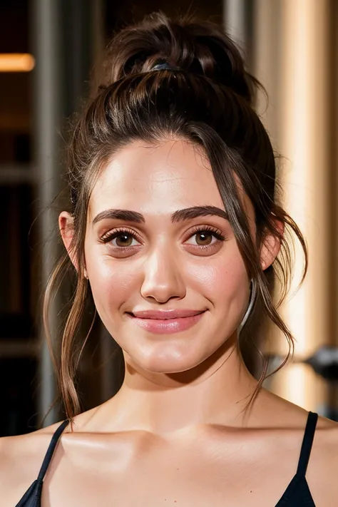 closeup portrait of (emrossum:1.3), smile , epic (photo, studio lighting, hard light, sony a7, 50 mm, matte skin, pores, colors, hyperdetailed, hyperrealistic)