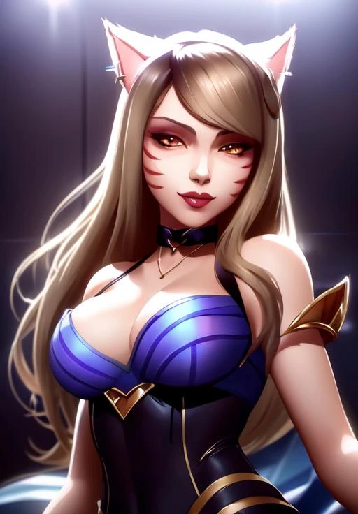 <lora:kda_ahri:0.8>, kda_ahri, portrait, seductive smile,, (acclaimed, alluring, captivating, exciting, gorgeous, striking:1.3), seductive, (trending on CGSociety, trending on pixiv, contest winner:1.3)