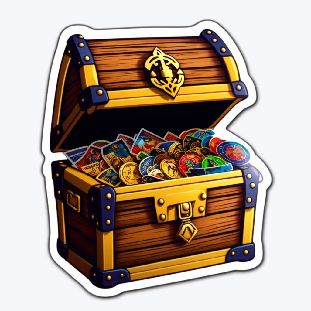 treasure chest
,sticker,,stickers
, <lora:StickersRed15PasWithTE:1>