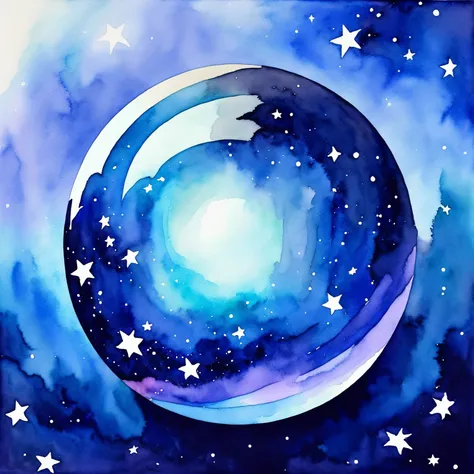 glass orb,stars, frantic, Navy blue haze, watercolor painting, high-resolution painting will embody her ascending power,
<lora:glass_orb_2.0:0.7>