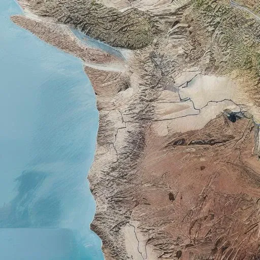 satellite image of oeax location, mapsatimageeu, (gamelandscapeheightmap512:0.5), coast, ((ocean)), mesa, hills
