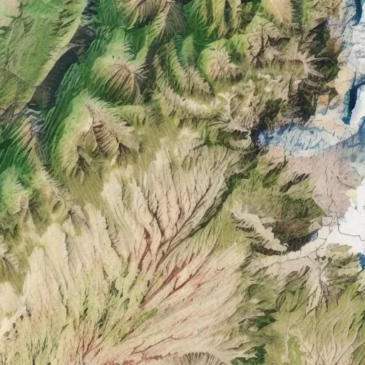 satellite image of oeax location, mapsatimageeu, (gamelandscapeheightmap512:0.5), cost, ((ocean)), mesa, hills, rivers,