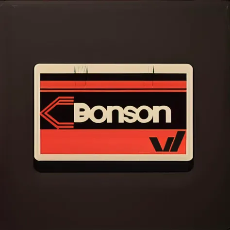 a logo printed on a VHS<lora:VHS_Style:1>