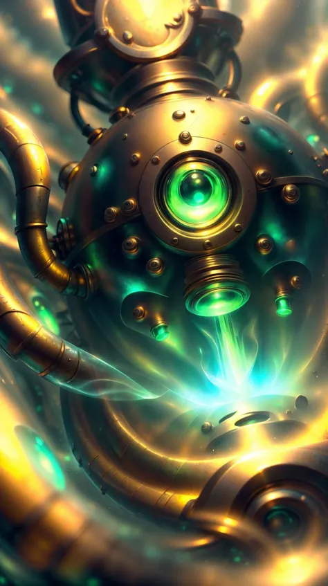 <lora:MinionStyle:1.25> MinionStyle Bronze (style-swirlmagic:0.8), portrait, solo, half shot, looking up, detailed background, detailed face, (<lora:AbsinthePunkAI:0.5>, AbsinthePunkAI theme:1.1), mercury-sorcerer, calm, surrounded by sprays of swirling quicksilver,   alchemical symbolism,  fluid mercury, heavy metallic liquid,  silver-colored fluid,  mercury transformation, shiny, dynamic pose,  floating particles,     glow of mercury reflecting lights in background, flowing mercury formations, volumetric lighting, epic atmosphere,, (Masterpiece:1.3) (best quality:1.2) (high quality:1.1)