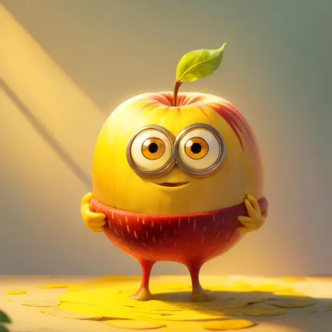 <lora:add_detail:1>, RAW Photo, Photorealistic <lora:MinionStyle-08:1>MinionStyle yellow (orange:0.8) apple, (Masterpiece:1.3) (best quality:1.2) (high quality:1.1)