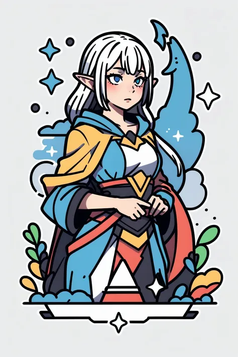 <lora:minimal_vector_style:1>, <lora:EnvyFantasyMix01:1>,wizard,1girl,sorceress, elf,, (masterpiece, best quality, high quality, highres, ultra-detailed),