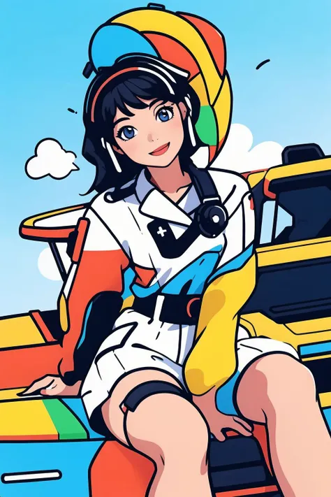 <lora:minimal_vector_style:0.8>, 1girl, looking at viewer, solo,   <lora:lanjieying:1>, (masterpiece, best quality, high quality, highres, ultra-detailed),