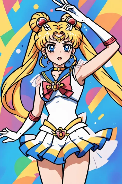 <lora:minimal_vector_style:0.8>, <lora:super_sailor_moon-v1:0.7>, supersailormoon,looking at viewer, cowboy shot,, (masterpiece, best quality, high quality, highres, ultra-detailed),