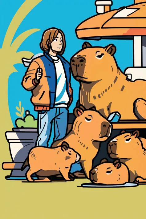 <lora:minimal_vector_style:0.8>, <lora:capi-09:1>, capybara, (masterpiece, best quality, high quality, highres, ultra-detailed),