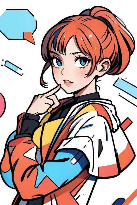 <lora:minimal_vector_style:0.8>, <lora:BeautyNwsjMajic2-01:1>,1girl, (masterpiece, best quality, high quality, highres, ultra-detailed),