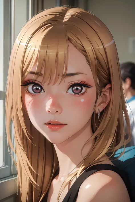 (masterpiece, best quality), 1girl, beautiful face, <lora:chara_SonoBisqueDoll_KitagawaMarin_v1:1> kitagawa marin sb,