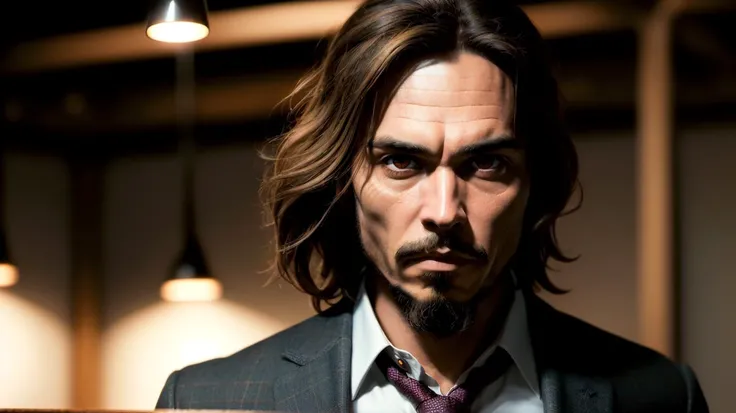 an awarded profesional photography of (1man:1.3) Byzantine with orange eyes pink eyes eyes and Thin Brows and male thick beard hairstyle and Jack Sparrow beardin light blonde color, he wear suit with cufflinks and messenger bag Suspicious facial expression, contrapposto in laboratory by Mark Fearnley Ambient Lighting,(epic scene:1.3),ultradetialed character with perfect face,detailed skin,(ultrasharp:1.3),(masterpiece:1.1),best quality,(photorealistic:1.2),ultrarealistic,realistic ultradetailed character,4k perfect quality, Medium long shot, focus on character, <lyco:GoodHands-beta2:1> Magnificent,Imperceptible detail,Intricately designed, (perfect quality face:1.5) hyper-detailed complex, very intricate details, insanely detailed, detailed clothes, detailed skin, detailed body, nice character figure