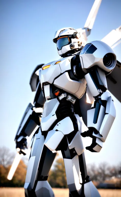 cgmech, (realistic)
solo, white mecha robot, cape, science fiction, torn clothes, glowing, standing, robot joints, mecha, armor, cowboy shot, (floating cape), intense sunlight, silver dragonborn, outdoors, landscape, nature
, ((masterpiece, best quality)),
, volumetrics dtx, (film grain, blurry background, blurry foreground, bokeh, depth of field, motion blur:1.3) <lora:epiNoiseoffset_v2-pynoise:0.99>