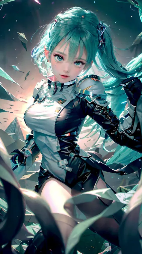 an awarded profesional photography of  1 girl <lora:HatsuneMiku:1> Wearing an artificial gravity spacesuit: gravity-tech armor, localized gravity field, microgravity counteraction.  in  Spaceship, Concept designs, Frozen tundra with icy mountains facial expresion angry make pose Balancing on a tree branch, she reaches for a blooming blossom, her grace defying gravity
 Mark Fearnley  Rim Lighting,(epic scene:1.3),ultradetialed character with perfect face,detailed skin,(ultrasharp:1.3),(masterpiece:1.1),best quality AS-YoungV2,(photorealistic:1.2),ultrarealistic,realistic ultradetailed character,4k perfect quality,Aerial view<lyco:GoodHands-beta2:1>Magnificent,Imperceptible detail,Intricately designed,  (perfect quality face:1.5)  hyper-detailed complex,  very intricate details,  insanely detailed