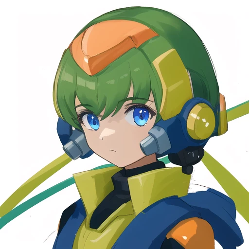 , (masterpiece:1.3), best_quality, absurdres, (solo:1.3), (1girl), portrait, science_fiction, android, <lora:reploidv2_merge2:1.0>