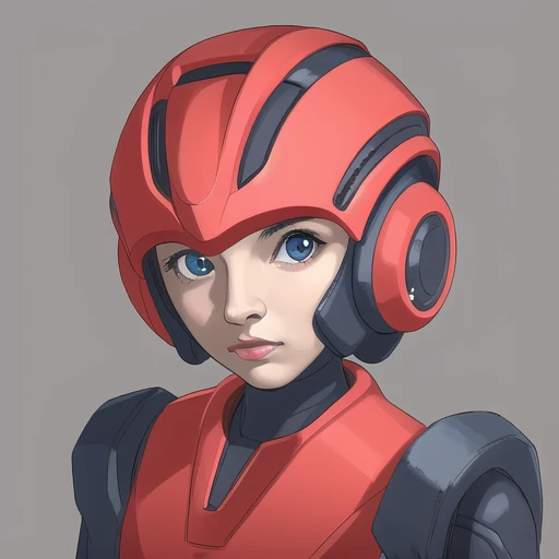 , (masterpiece:1.3), best_quality, absurdres, (solo:1.3), (1girl), portrait, science_fiction, android, <lora:reploidv2_merge2:1.0>