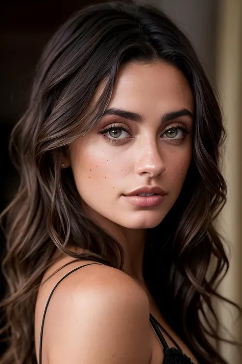 photo of beautiful (carlagu3tta:0.99), a woman in a (infernal palace:1.1), perfect hair, wearing (designer wear:1.2), modelshoot style, (extremely detailed CG unity 8k wallpaper), professional majestic (photography by walker evans:1.1), nikon, 24mm, exposure blend, hdr, faded, trending on ArtStation, trending on CGSociety, extremely intricate, High Detail, Sharp focus, dramatic, soft cinematic light, (looking at viewer), (detailed pupils), (closeup)