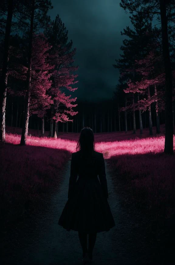 illustration, cartoon, soothing tones, calm colors, (solo:1.1), a digital arf of a undead girl, (pink, heart, love:1.1), wounds, (deathcore:1.2), mistery pink forest, extreme detail, morbid, paper texture, 2d, (pascal campion:0.38), vivid colors, (painting art:0.06), [eclectic:clear:0.8], slate atmosphere, cinematic, dimmed colors, dark shot, muted colors, film grainy, lut, spooky, <lora:Detail Slider V2 By Stable :0.4> <lora:NOISEOFFSET_V2_BY_STABLE_YOGI:0.8>