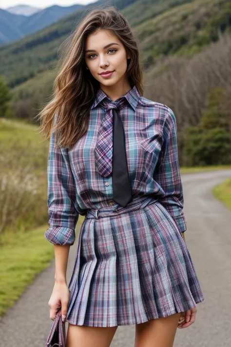 woman, beautiful face, cute, realistic, detailed, scenic view, noon, full body shot
<lora:DETAIL_SLIDER_BY_STABLE_YOGI:1>
<lora:Plaid School Dress By Stable Yogi:1> teal Plaid shirt, skirt, necktie