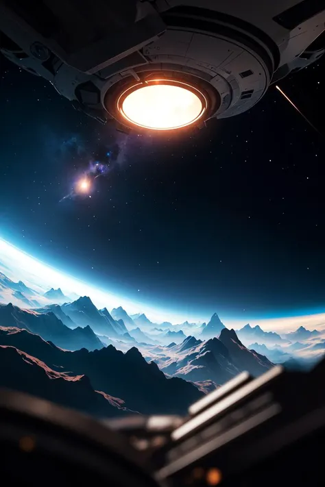abstract dream, space, intricate, grand scale, alone, cinematic film still, insane detail, sharp focus, depth of field, realistic lighting, (realistic perspective), complex, (multiple subjects), 4k HDR