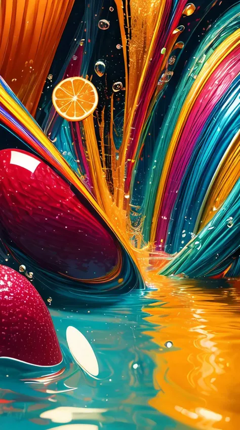 (flat color:1.1),(colorful:1.3),(masterpiece:1.2), best quality, masterpiece, original, extremely detailed wallpaper, looking at viewer,Abstract, 8K, photo shot from front, mid-body portrait, highly-detailed, lots of delicious tropical fruits with drops of moisture on table, a lot of details,floating colorful water,, mysterious expression,stuart little, in a modern and abstract setting, with bold and colorful abstract art, blurred background, bright lighting,<lora:add_detail:0.5>,<lora:more_details:0.25>,<lora:FantasyWorldV1:0.25>,