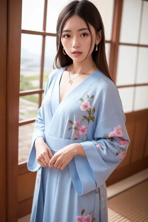 1girl,best quality, masterpiece,Japanese clothes, (photorealistic:1),ultra high res, best quality,Flower Sea,, best quality, masterpiece, highres, 1girl,china dress,Beautiful face,hair ornament, solo,looking at viewer,lips, dress,hair ornament, necklace, jewelry, long hair, earrings, chinese clothes, architecture,east asian architecture,small breasts, <lora:chilloutmixmm_v10:0.8>,
