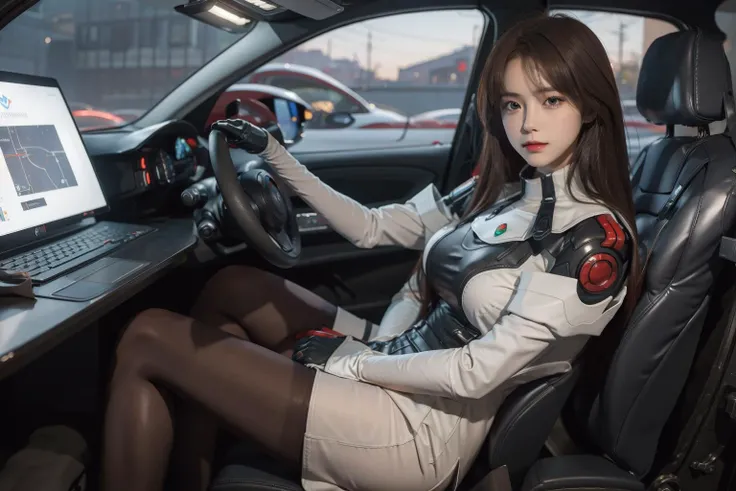 (masterpiece, best quality:1.3), interior of a sci-fi space station, 1girl, solo, elhaym van houten, uniform, contrapposto, gloves,
 (pantyhose:1.2), control panels, computers, window to space<lora:elhaymVanHouten_v10:0.8> <lora:shojovibe_v11:0.3> <lora:koreandolllikenessV20_v20:0.3> <lora:cuteGirlMix4_v10:0.3>,(ultra detailed face) pureerosface_v1