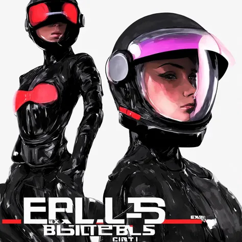 textless, cyberpunk ChristianBale CYBER RACERS, Girls in Helmets, Racing Futuristic Cars, electricity wires, neon energy, tire smoke